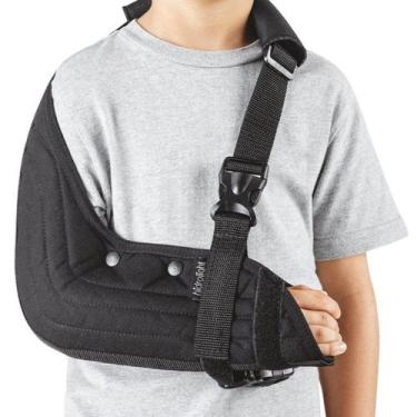 Imagem de Tipoia Estofada Imobilizadora Velpeau Infantil Preto - Hidrolight, M