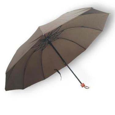 Imagem de Guarda Chuva Sombrinha Luxo - Urs, Marrom escuro