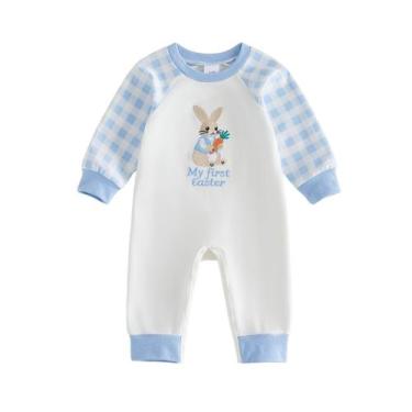 Imagem de Roupas: macacão FYBITBO Easter Baby Boy Girl, 3-6M