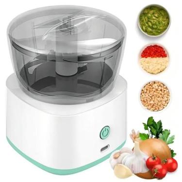 Imagem de Mini Triturador De Cozinha Elétrico Para Alho Cebola E Ervas Pronta En