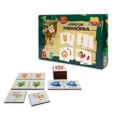Imagem de Jogo da Memória Infantil  em madeira Alf, Animais
