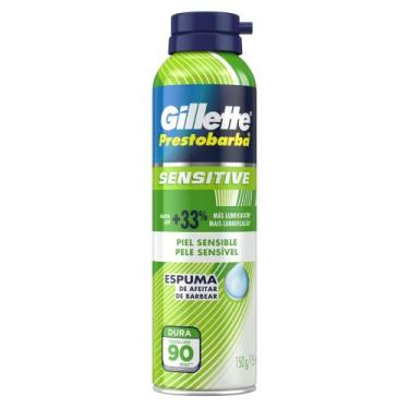 Imagem de Espuma de Barbear Gillette Prestobarba Sensitive 150g