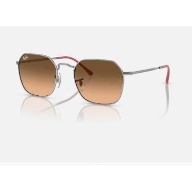 Imagem de Óculos de Sol Feminino Ray-Ban JIM RB3694 003/3B 55, Cinza claro