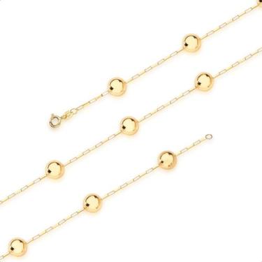 Imagem de Pulseira Bola Ouro 18k 750 Feminina - SofistGold