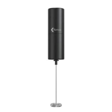Imagem de Mixer misturador portátil a pilha Kenya 21cm preto, Funciona com 2 pil