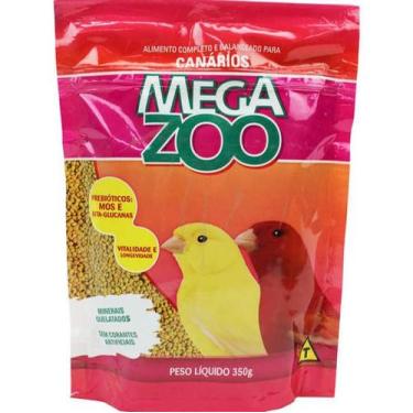 Imagem de Alimento para pássaro Canário Extrusado MegaZoo 350 g