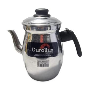 Imagem de Bule Bojudo 09 1,2L Durollux - Alumínio Polido - COD60 - DUROLLUX ALUM