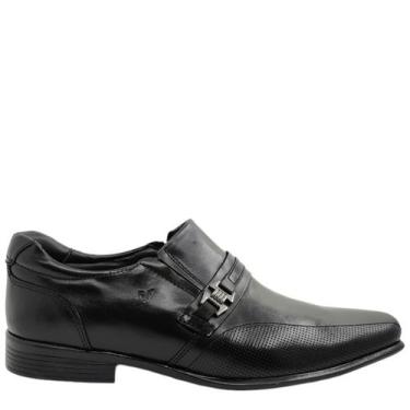 Imagem de Sapato Social Masculino em Couro Confort Kit 4 em 1 Com Cinto Meia e C
