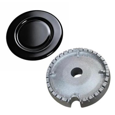 Imagem de Queimador + Espalhador Fogão Cooktop Brastemp Consul 9cm - Brastemp/ C