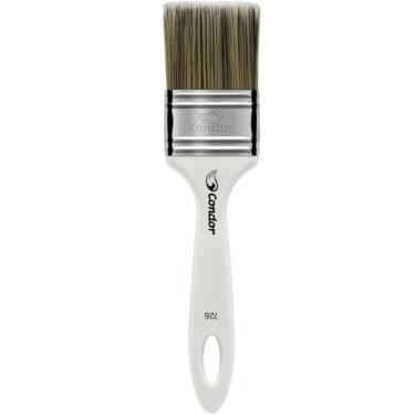 Imagem de Pincel Recort 726 com Filamentos Sintéticos e Design Recortado Cinza Condor 2,7CM