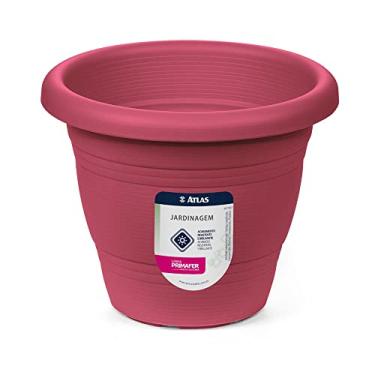 Imagem de Vaso para Jardim Plástico 17 cm, 1Peça, Pincéis Atlas, Bordo