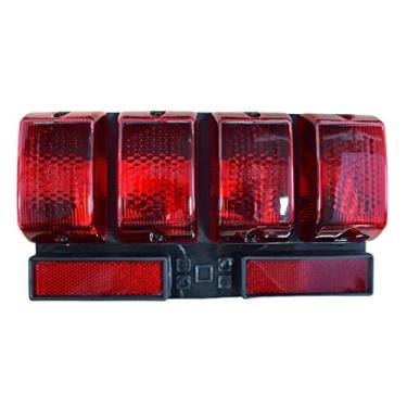Imagem de Break Light 4 Lampadas 10 Watts Pisca Alternadamente Cor Vermelho Luz Freio