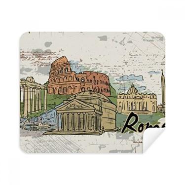 Imagem de Pano de limpeza de tela Italy Roma Paisagem Landmark Nation 2 peças Tecido de camurça