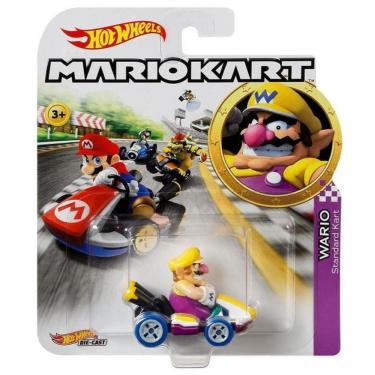 Imagem de Hot Wheels Mario Kart Wario E Standart Kart Da Mattel Gbg25