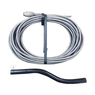 Imagem de Desentupidor Tufão Aço 5M Tanque Ralo Pia Cozinha Banheiro