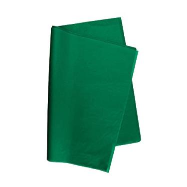 Imagem de Papel De Seda Verde Bandeira 48x60cm 20g V.M.P., Multicor, pacote de 100