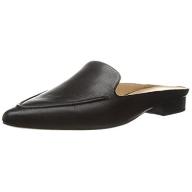 Imagem de Franco Sarto Sapato feminino Sela Slip-on bico fino Mule, Couro preto, 36