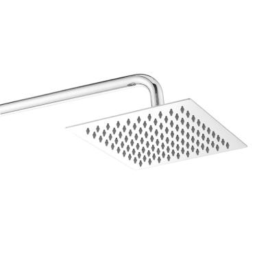 Imagem de Chuveiro Ducha Inox Quadrado 20x20 Cromado Banheiro Area Externa Piscina