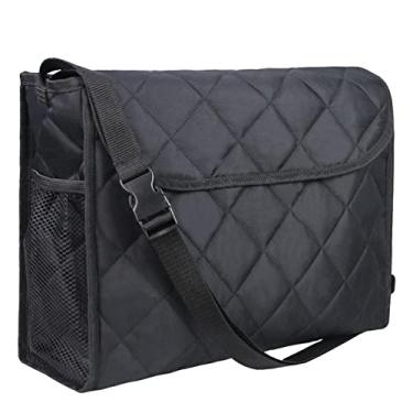 Imagem de harayaa Bolsa para cadeira de, pendure interno acessórios organizador para scooters elétricas cadeiras de elétricas, PRETO