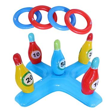 Imagem de Jogando Brinquedo Anel | arremesso na piscina - piscina infláveis para crianças, brinquedo piscina quintal ao ar livre para meninos e meninas,