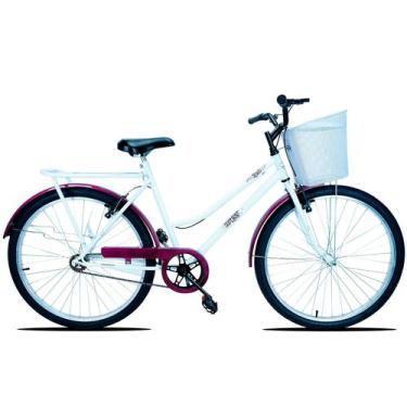 Imagem de Bicicleta Feminina Forss Rose Aro 26 Com Cesta