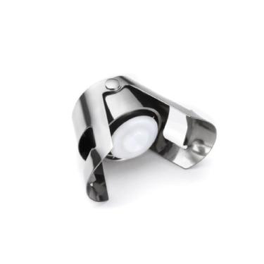 Imagem de TableCraft Rolha de champanhe de aço inoxidável