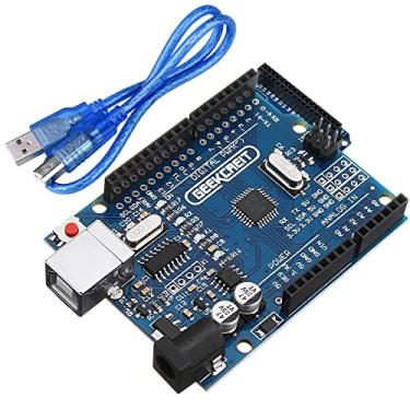 Imagem de MMOBIEL Placa UNO R3 ATmega328P nova versão com A16U2 compatível com Arduino IDE Projects reclamação rohs – inclui cabo USB