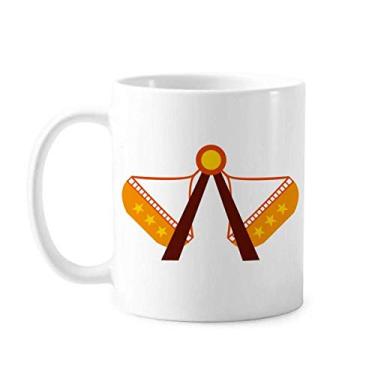 Imagem de Parque de diversões coloridas ilustração caneca cerâmica café porcelana xícara de café louça