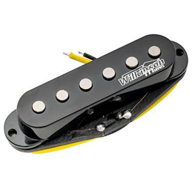 Imagem de Wilkinson M Series High Output Alnico 5 Captador Single Coil Pickup Strato Meio para Guitarra Stratocaster, Preto