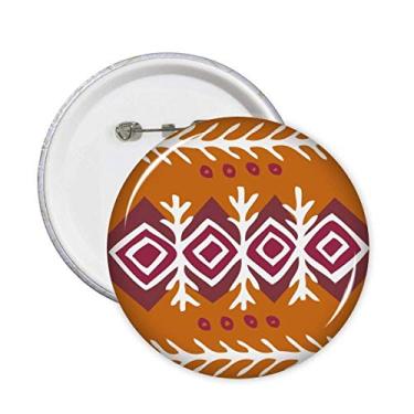 Imagem de Totems México Brown Dart Alfinetes de civilização antiga Emblema Botão Decoração Acessório 5 peças