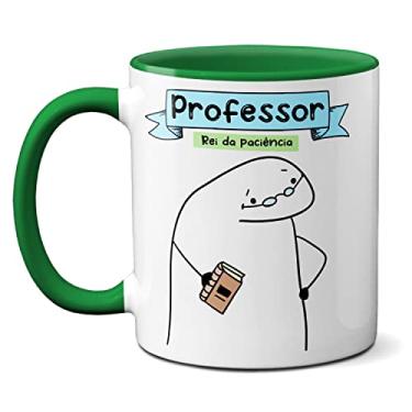 Imagem de Caneca Professor Rei Da Paciência Prova Em Dupla Você E Deus (Verde)