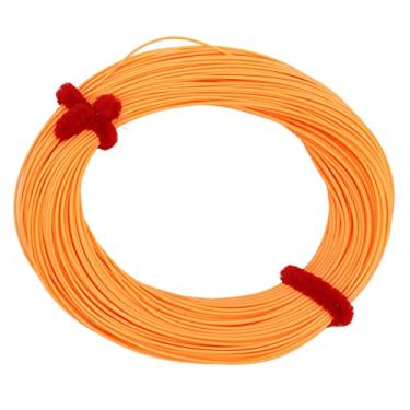 Imagem de Linha de Pesca Com Mosca 30 M de Carga Pesada, Revestimento de Alta Tecnologia, Acessório de Pesca para áreas Externas (Laranja)