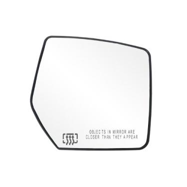 Imagem de Espelho de vidro aquecido lado do passageiro com placa de apoio, Dodge Nitro, Jeep Liberty, 16 x 16 x 21 cm