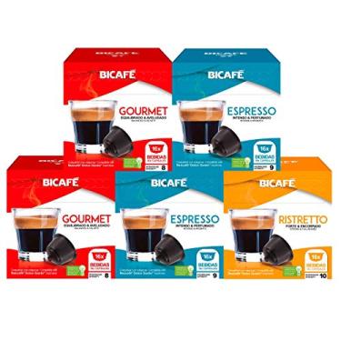 Imagem de 80 Cápsulas Para Dolce Gusto - 5 Caixas - Kit Degustação Café - Cápsula Bicafé