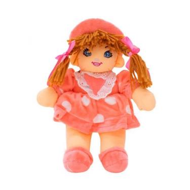 Imagem de Boneca Rosa Círculos Com Chapéu 28cm - Fofy Toys