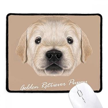 Imagem de Tapete de borracha para jogos treinado Golden Retriever para filhotes de cachorro com borda costurada