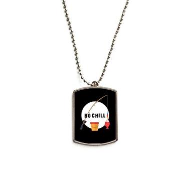 Imagem de DIYthinker Colar com pingente de etiqueta de cachorro Hip Hop Music Keep True Comfort Relaxation em aço inoxidável