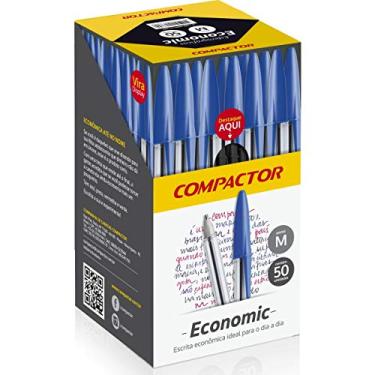 Imagem de Caneta Esferográfica, Compactor 00871PT, Preto, Pacote de 50