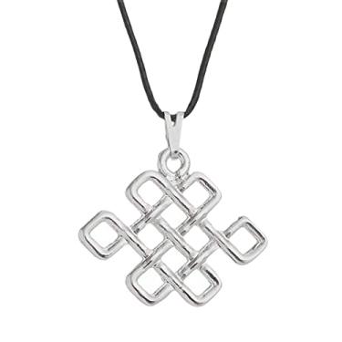 Imagem de Colar Nó do Amor 25mm - Sunshine Cristais Cor:Prata