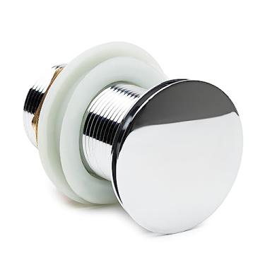 Imagem de Válvula Click 1.1/4" Inox Ralo Para Cuba Vidro Louça Banheiro