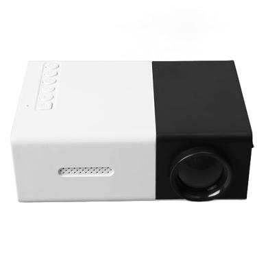 Imagem de Miniprojetor, Miniprojetor Infantil 1080P HD Preto Branco para Vídeos