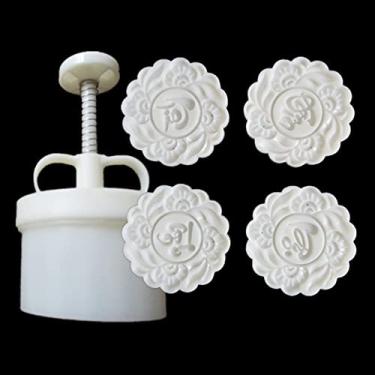 Imagem de Moldes de bolo lunar Vietnã em forma de palavras DIY acessórios de cozimento para o meio do outono