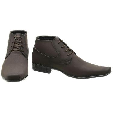 Imagem de Bota Casual Cano Curto Com Cadarço M&D Store Básica e Estilosa