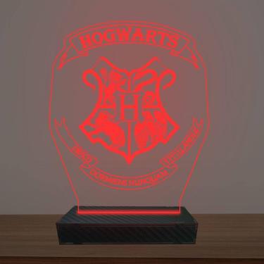 Imagem de Luminária Led 3d Hogwarts Harry Potter Abajur Luxo