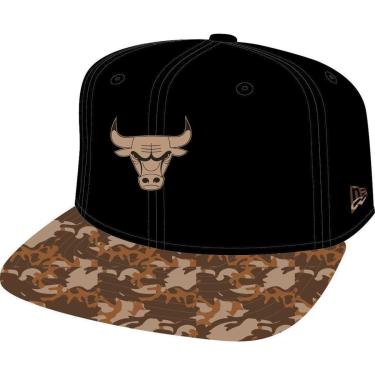 Imagem de BONE 9FIFTY ORIGINAL FIT SNAPBACK ABA RETA NBA CHICAGO BULLS NEUTRAL WILD LOGO PRETO NEW ERA-Masculino