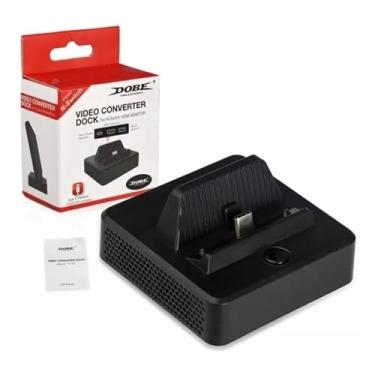 Imagem de Mini Conversor Video Adaptador Dock Station Com Hdmi Usb 3. 0 Type C Conector tipo C Compatível com Switch
