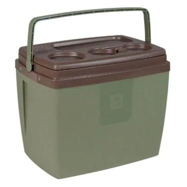 Imagem de Caixa Térmica Bel Fix 19L 20QT com Alça + Suporte para Copo Capac. 26 Latas