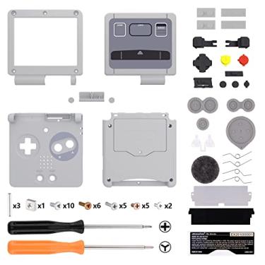 Imagem de Capa de reposição personalizada com estilo clássico EU eXtremeRate SFC SNES para Gameboy Advance SP GBA SP – Compatível com IPS e LCD padrão – Console e tela não incluídos