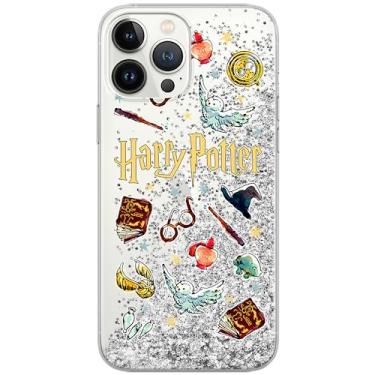 Imagem de ERT GROUP Capa de celular para Apple iPhone 14 original e oficialmente licenciada padrão Harry Potter 226 perfeitamente adaptada à forma do celular com efeito de transbordamento de glitter