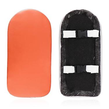 Imagem de Almofada universal para ciclismo no banco traseiro com fivela - macia, alongada e espessa para crianças (marrom)